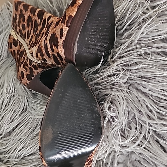 Steve Madden leopard print spike heel short boots sz10 - Picture 3 of 7